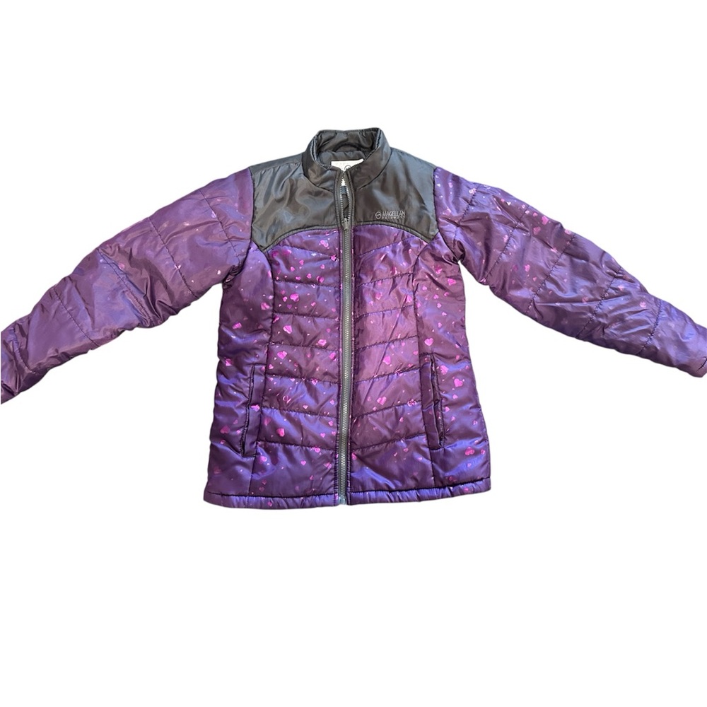Magellan Outdoors girls  Purple and Gray Ski Jacket